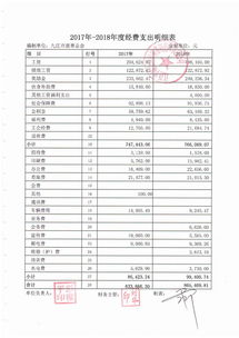 九江市慈善总会2018年度财务报表审计报告