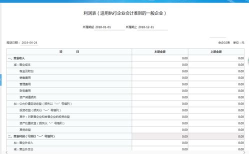 亲们 请教一下 企业会计准则 一般企业 财务报表报送与信息采集 利润表中的本期金额和上期金额怎么写