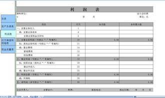 老会计分享三大财务报表模板 资产负债表 利润表 现金流量表